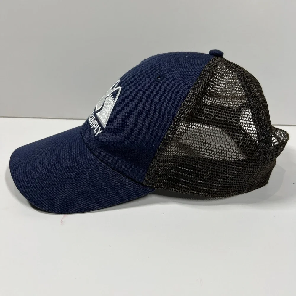 Patagonia Hat Mens Blue Live Simply Winding Lopro Trucker Cap Snap Back Hiking